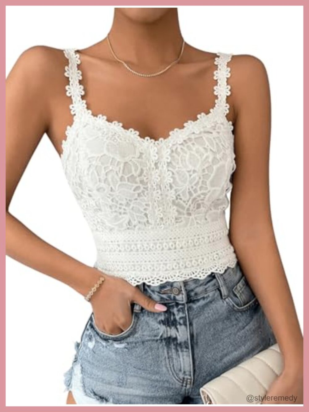 Boho Lace Corset Bralette Crop Cami Top Sleeveless Sweetheart